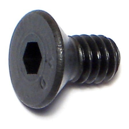 Midwest Fastener 1/4"-20 Socket Head Cap Screw, Flat, Plain Steel, 1/2 in Length, 100 PK 09068